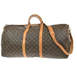 LOUIS VUITTON Keepall Bandouliere 60 2Way Hand Bag Monogram Brown M41412 85MA177